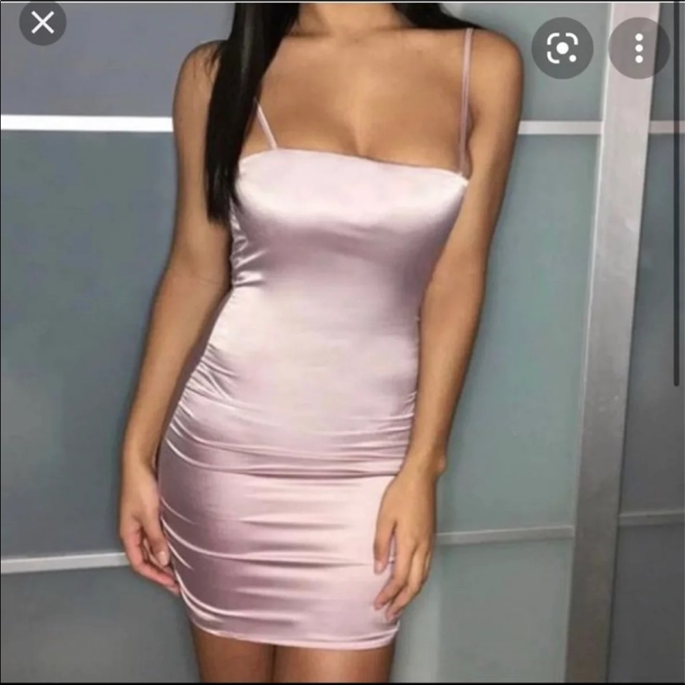 Satin silk oh polly dress